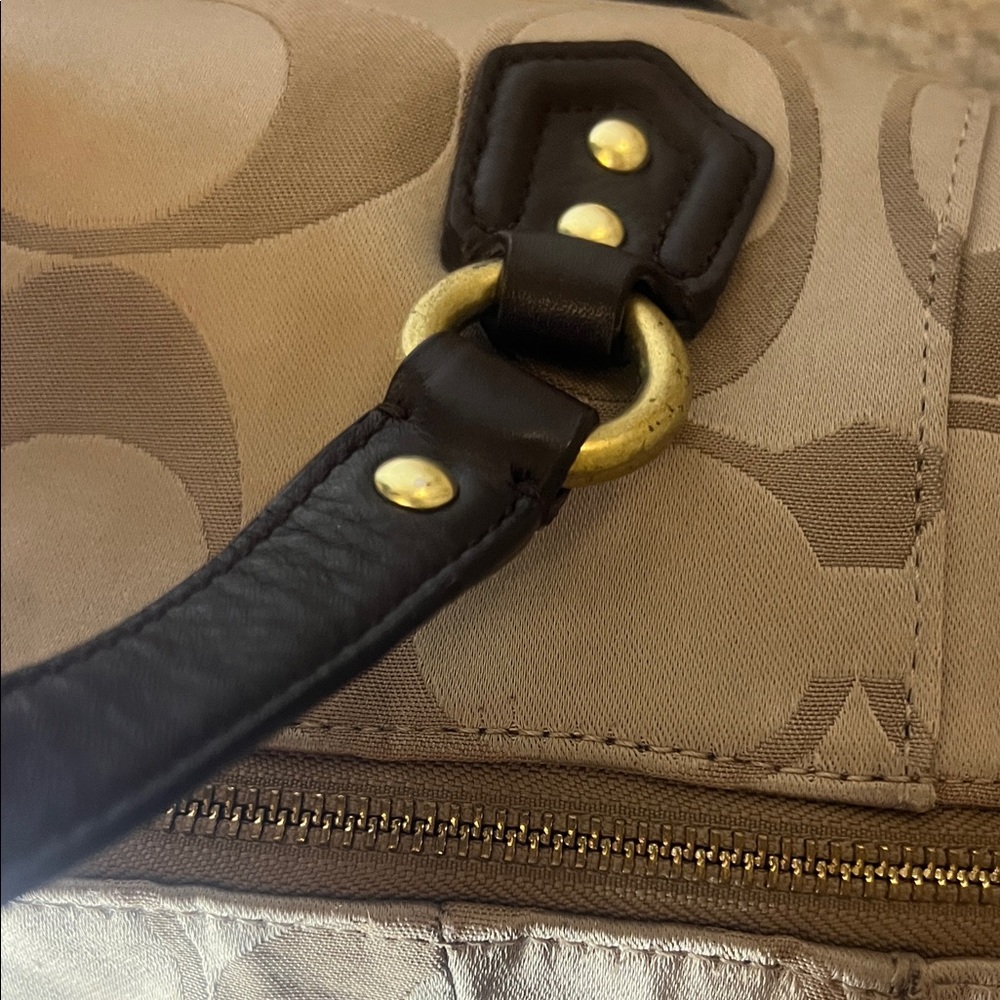 Coach Signature Jacquard Satchel - Picture 11 of 16